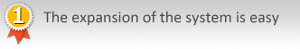 1.The expansion of the system is easy